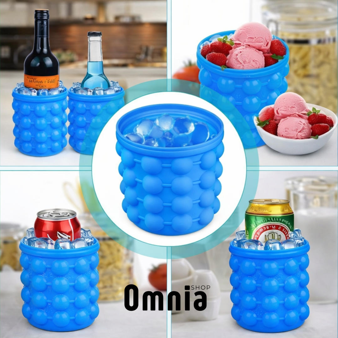 Hielera cubetera esférica de silicona