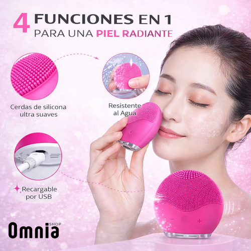 Esponja Limpiadora Facial Eléctrica